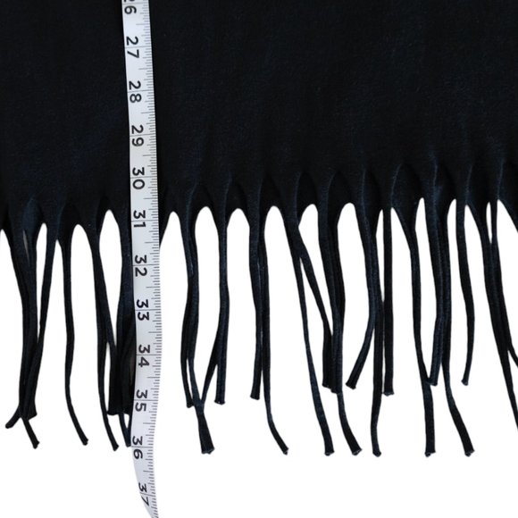 Volcom Black T-Shirt Fringe Dress Featured Artist Series Gary Copeland Guitar - Picture 9 of 10